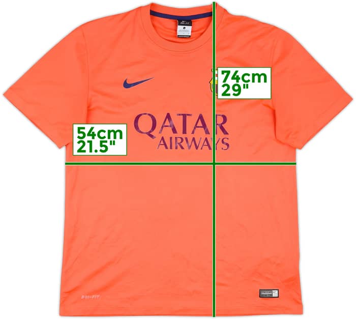 2014-15 Barcelona Basic Away Shirt - 10/10 - (L)