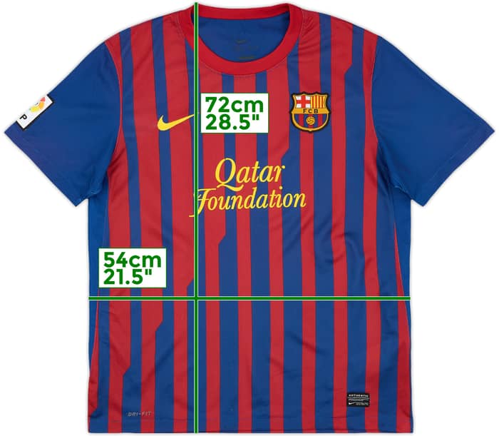 2011-12 Barcelona Home Shirt - 5/10 - (S)