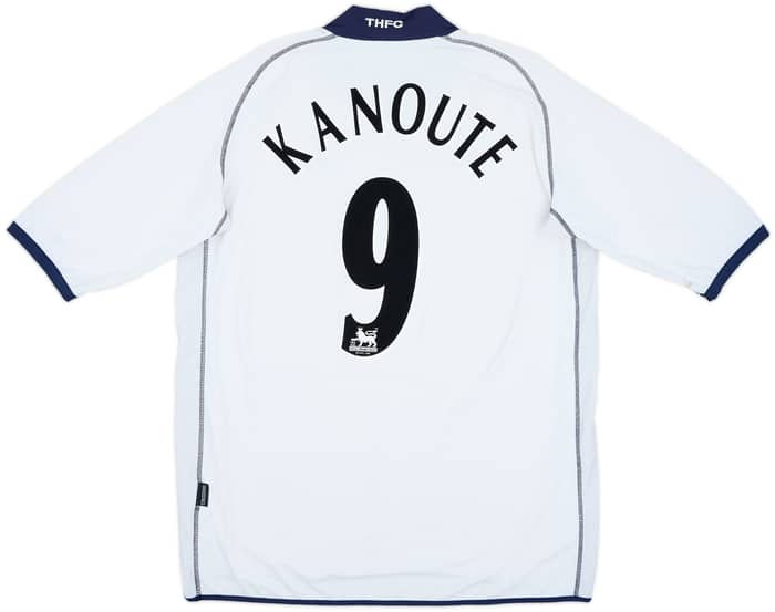 2002-04 Tottenham Home Shirt Kanoute #9 - 6/10 - (XXL)