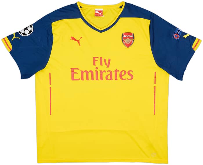 2014-15 Arsenal Away Shirt Arteta #8 - 7/10 - (XXL)
