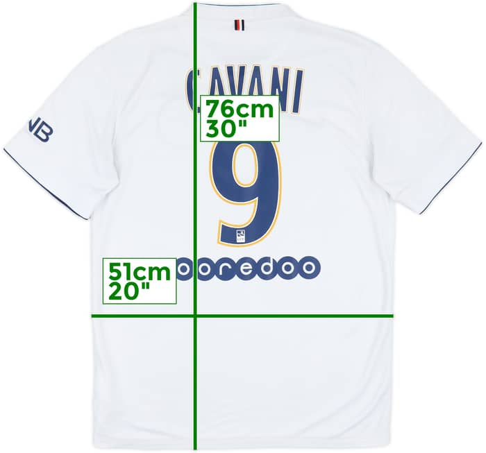2014-15 Paris Saint-Germain Away Shirt Cavani #9 - 6/10 - (M)