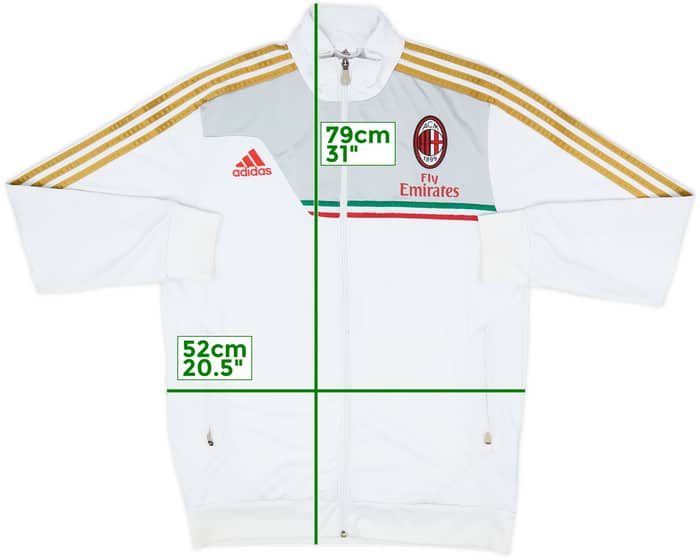 2013-14 AC Milan adidas Track Jacket - 8/10 - (L)