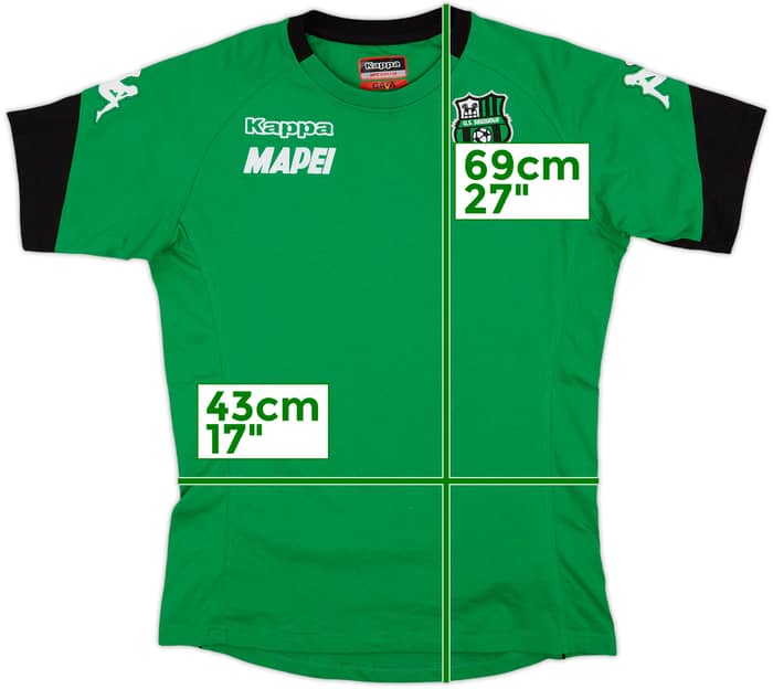 2017-18 Sassuolo Kappa Training Shirt - 9/10 - (M)