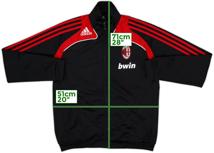 2008-09 AC Milan adidas Track Jacket - 8/10 - (XL.Boys)