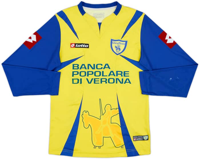 2006-07 Chievo Verona Home L/S Shirt - 5/10 - (S)