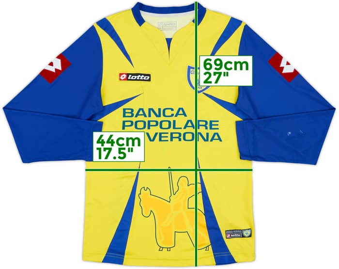 2006-07 Chievo Verona Home L/S Shirt - 5/10 - (S)