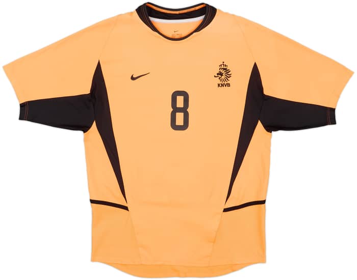 2002-04 Netherlands Home Shirt Davids #8 - 10/10 - (S)