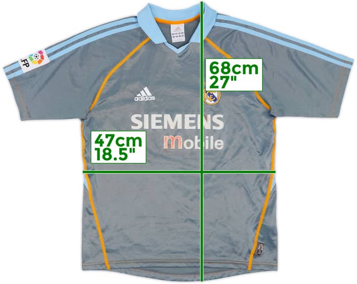 2003-04 Real Madrid Third Shirt - 5/10 - (XL.Boys)