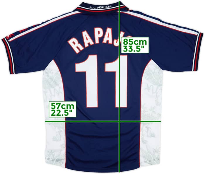 1999-00 Perugia Third Shirt Rapajc #11 - 9/10 - (L)