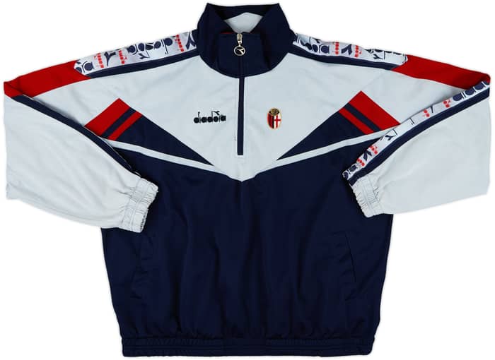 1996-97 Bologna Diadora 1/4 Zip Track Jacket - 7/10 - (L)