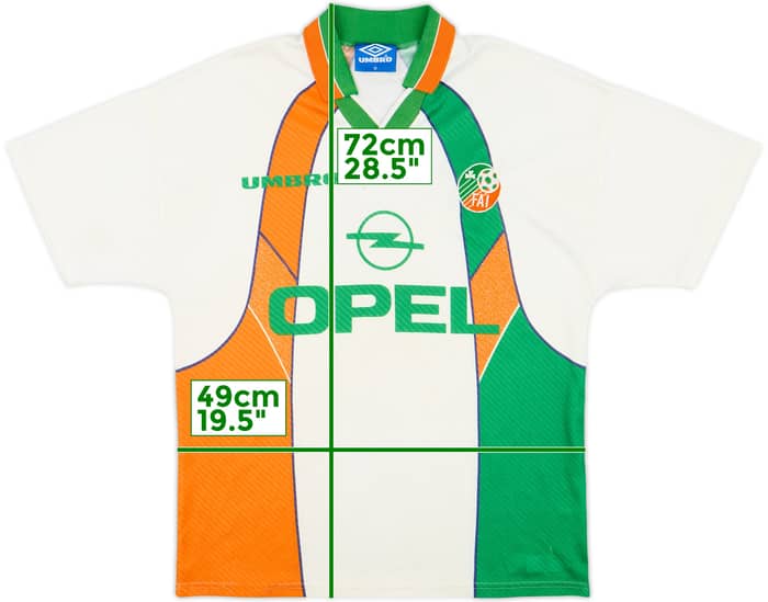 1994-96 Ireland Away Shirt - 4/10 - (M)