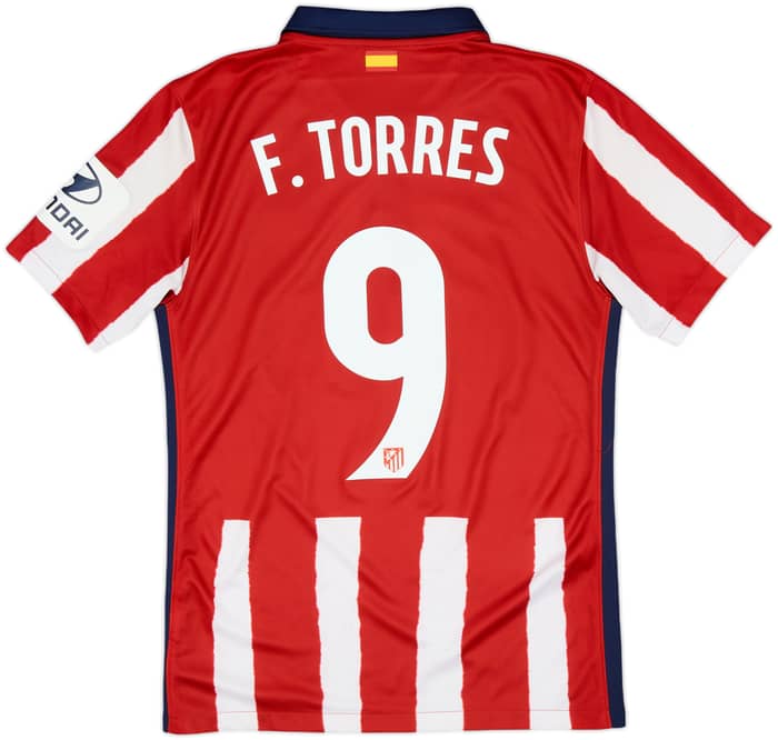 2016-17 Atletico Madrid Home Shirt F.Torres #9 - 7/10 - (S)