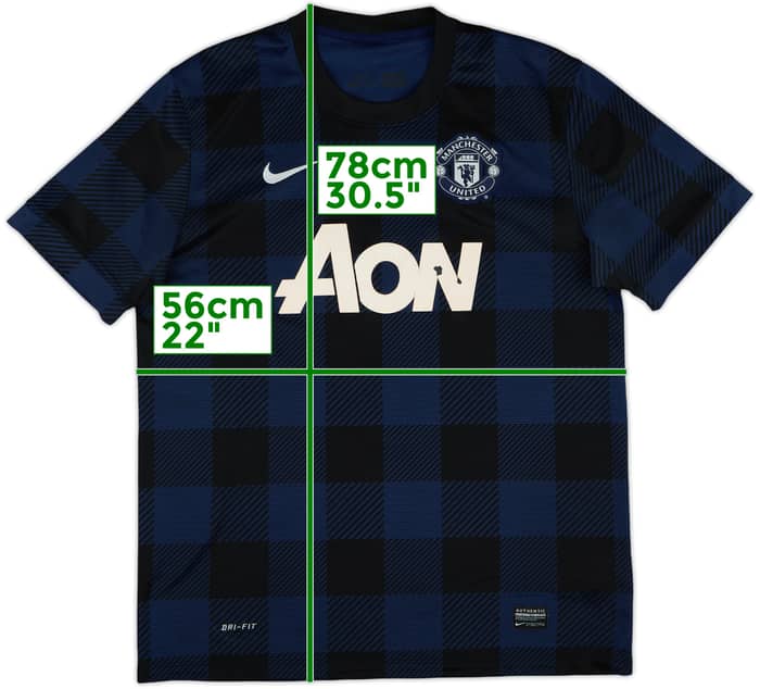 2013-14 Manchester United Away Shirt - 4/10 - (L)