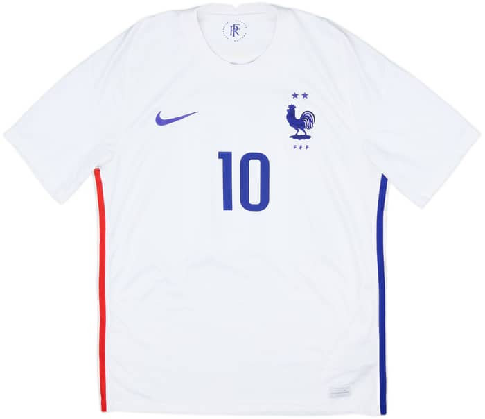 2020-21 France Away Shirt Mbappe #10 - 8/10 - (M)