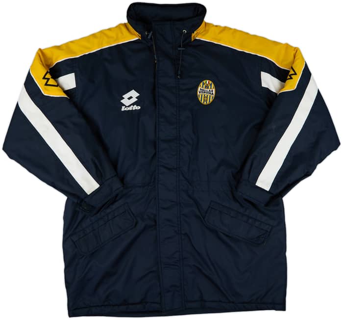 2000-01 Hellas Verona Lotto Padded Bench Coat - 8/10 - (XXL)