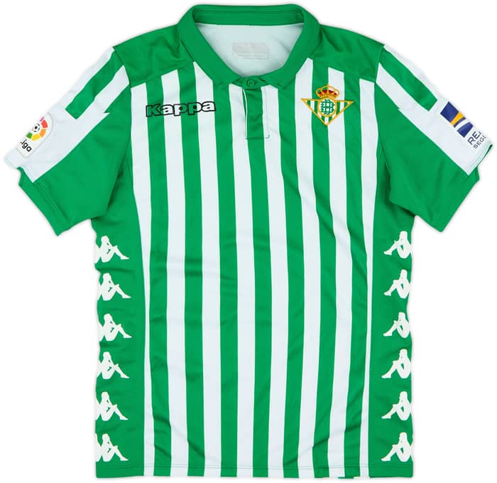 2019-20 Real Betis Home Shirt - 10/10 - (L.Boys)