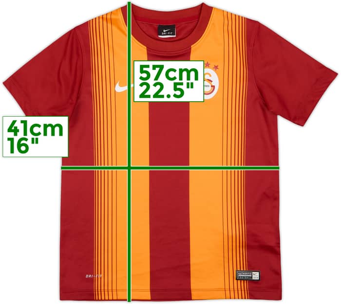 2014-15 Galatasaray Basic Home Shirt - 9/10 - (M.Boys)