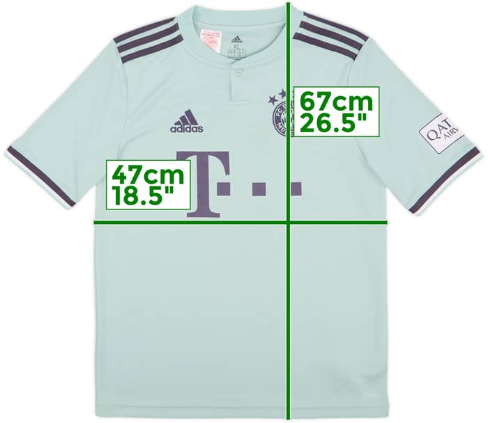 2018-19 Bayern Munich Away Shirt - 8/10 - (XL.Boys)
