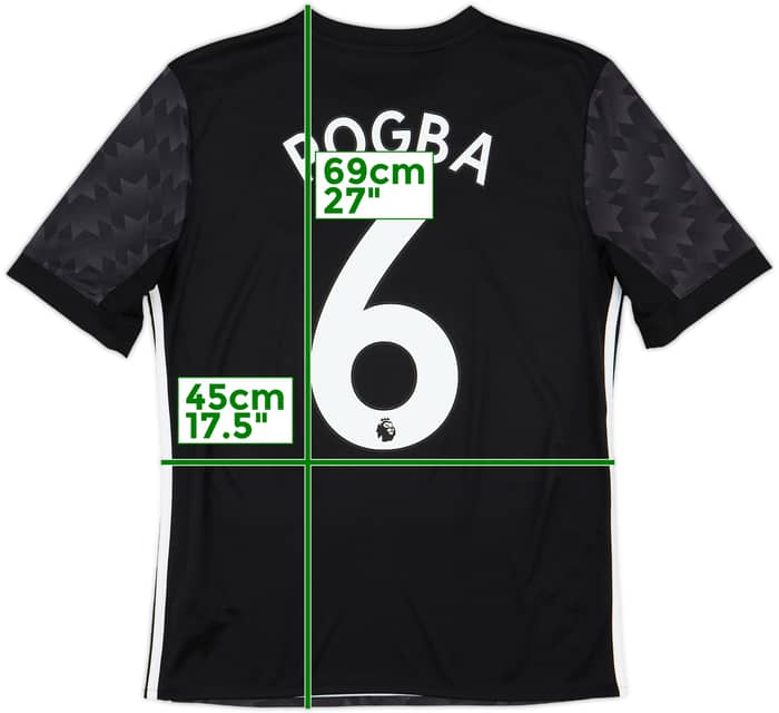 2017-18 Manchester United Away Shirt Pogba #6 - 9/10 - (XL.Boys)