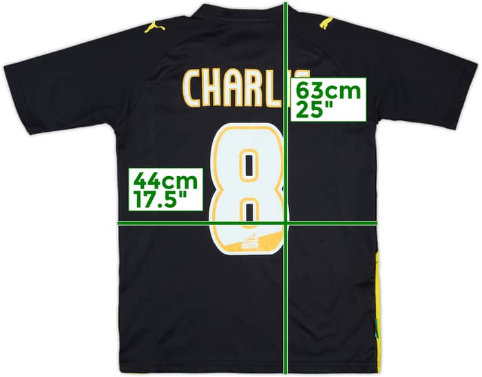 2010-11 Cardiff City Away Shirt Charlie #8 - 7/10 - (L.Boys)