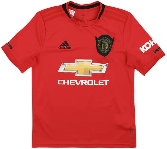 2019-20 Manchester United Home Shirt B.Fernandes #18 - 7/10 - (L.Boys)