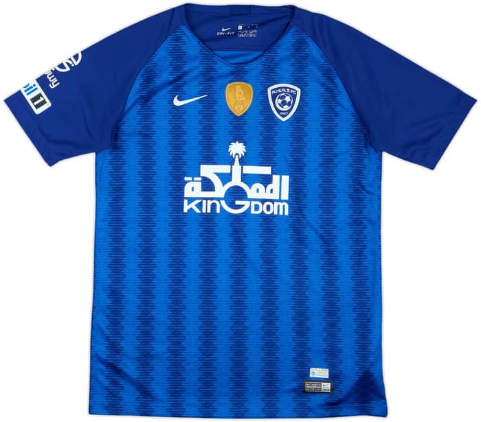 2018-19 Al-Hilal Riyadh Home Shirt - 9/10 - (XL.Boys)