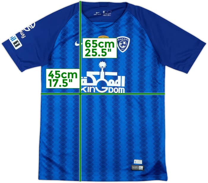 2018-19 Al-Hilal Riyadh Home Shirt - 9/10 - (XL.Boys)