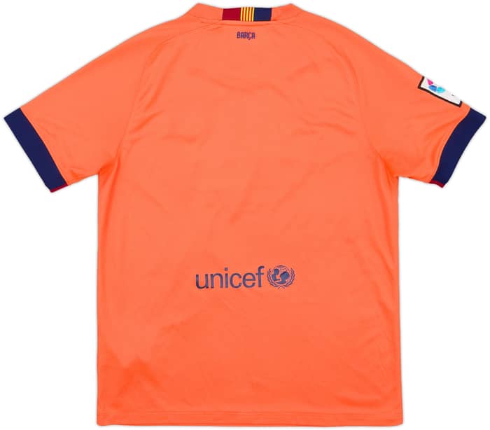 2014-15 Barcelona Away Shirt - 7/10 - (XL.Boys)