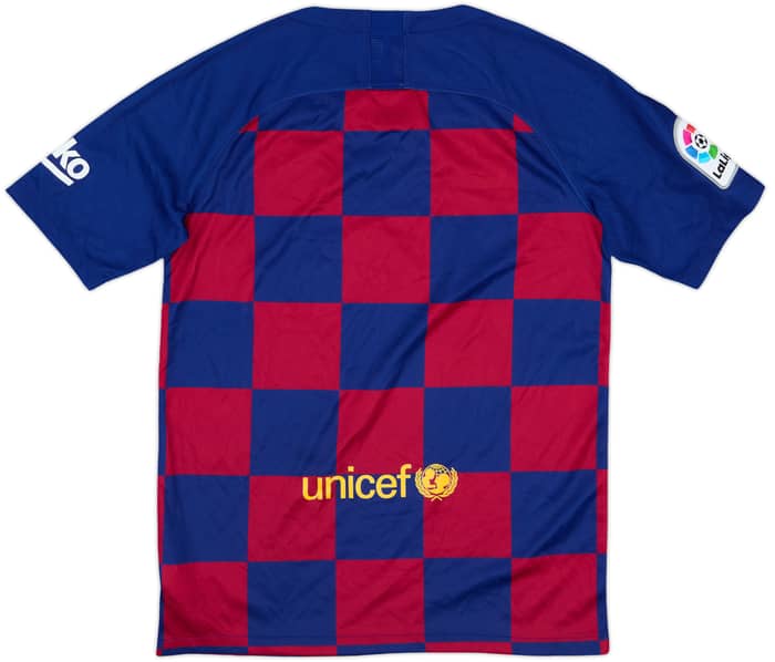 2019-20 Barcelona Home Shirt - 8/10 - (XL.Boys)