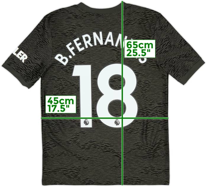 2020-21 Manchester United Away Shirt B.Fernandes #18 - 10/10 - (L.Boys)