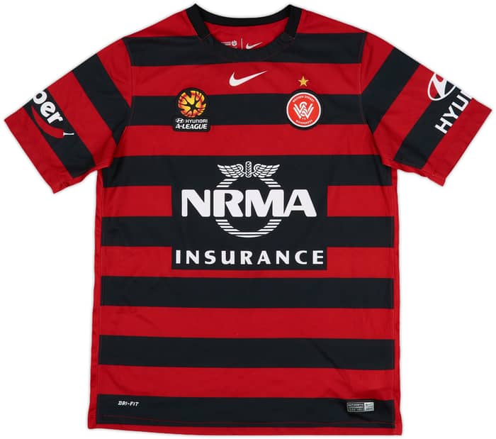 2015-16 Western Sydney Wanderers Home Shirt - 9/10 - (XL.Boys)