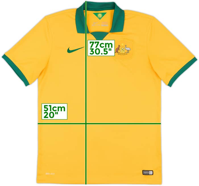 2014-15 Australia Home Shirt - 7/10 - (M)