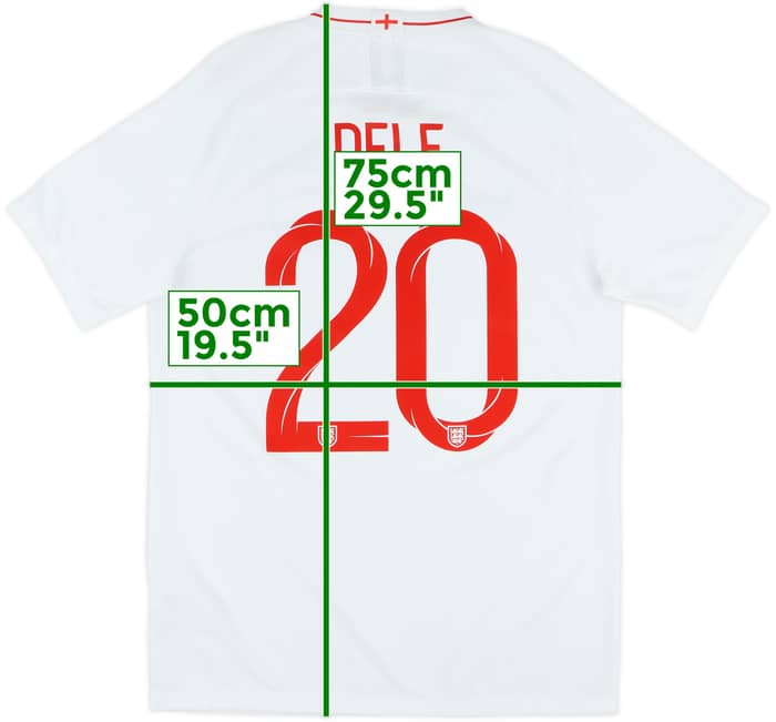 2018-19 England Home Shirt Dele #20 - 6/10 - (M)