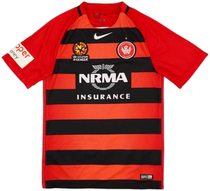 2016-17 Western Sydney Wanderers Home Shirt - 8/10 - (S)