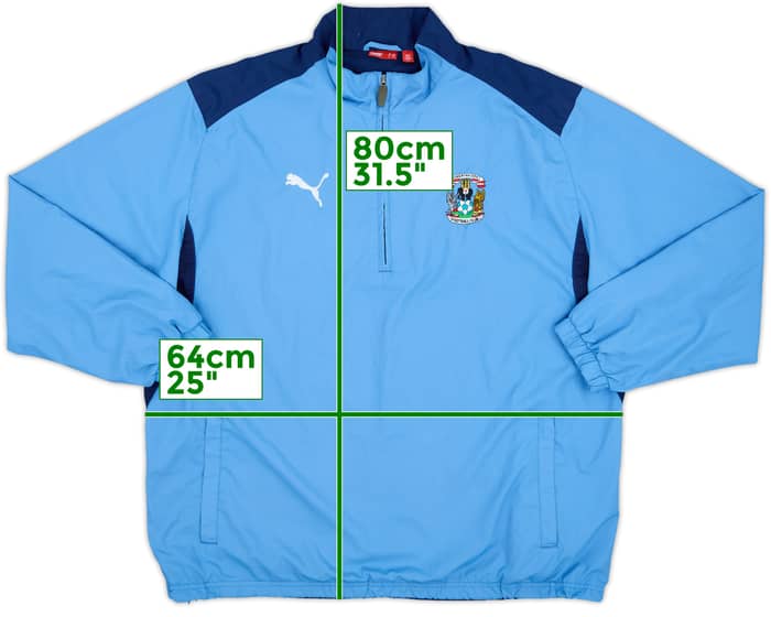 2015-16 Coventry Puma 1/4 Zip Track Jacket - 6/10 - (L)