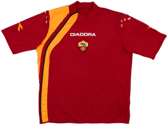 2005-06 Roma Home Shirt #9 - 4/10 - (M)