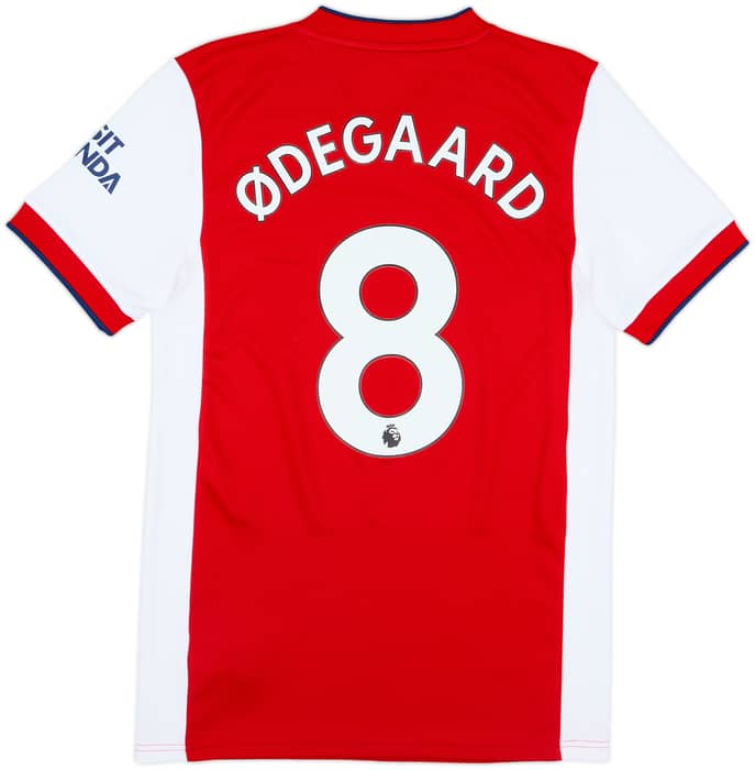 2021-22 Arsenal Home Shirt Odegaard #8 - 5/10 - (S)