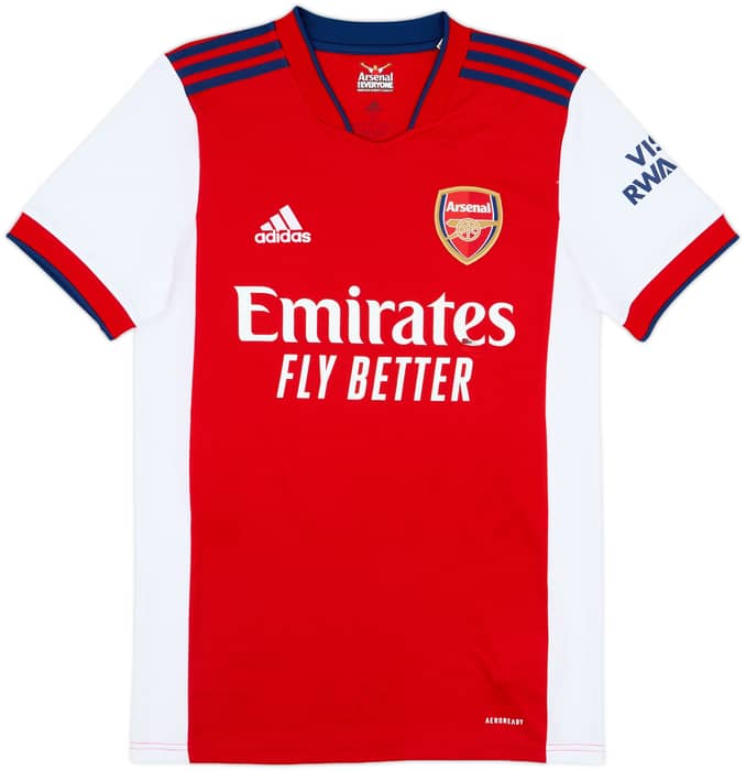 2021-22 Arsenal Home Shirt Odegaard #8 - 5/10 - (S)