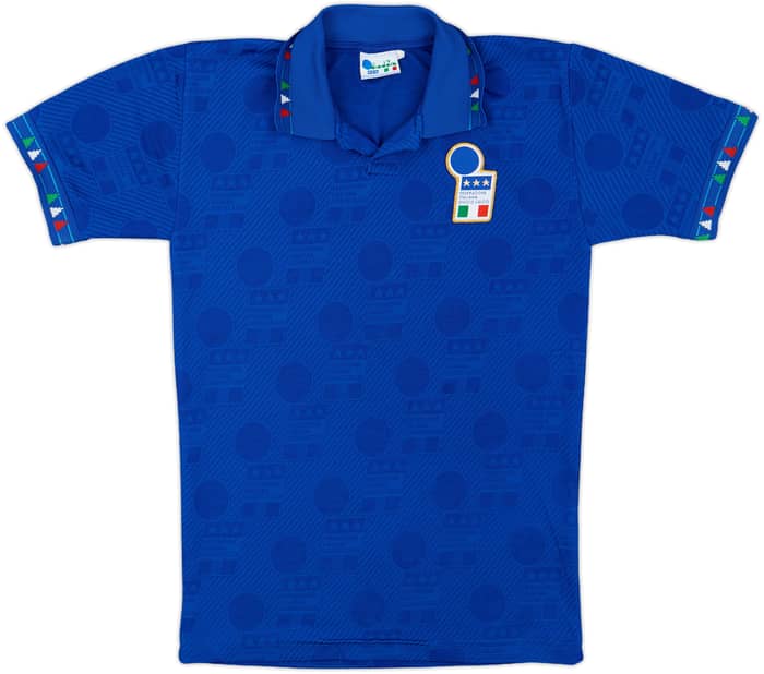 1994 Italy Home Shirt #10 (Baggio) - 8/10 - (L.Boys)
