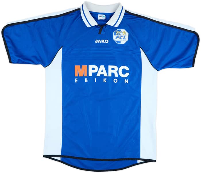 2002-03 Luzern Match Issue Home Shirt #4