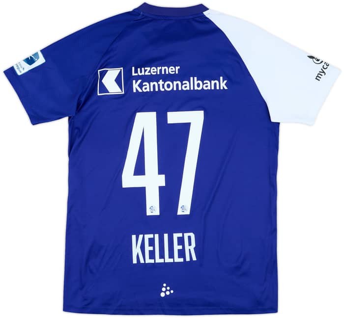 2021-22 Luzern Home Shirt Keller #47 - 6/10 - (L)