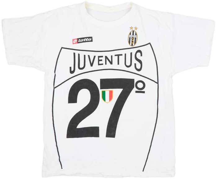 2002-03 Juventus Lotto 'Campioni D'Italia 2003' Graphic Tee - 8/10 - (XL)