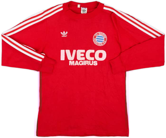 1982-83 Bayern Munich Home L/S Shirt - 7/10 - (M)