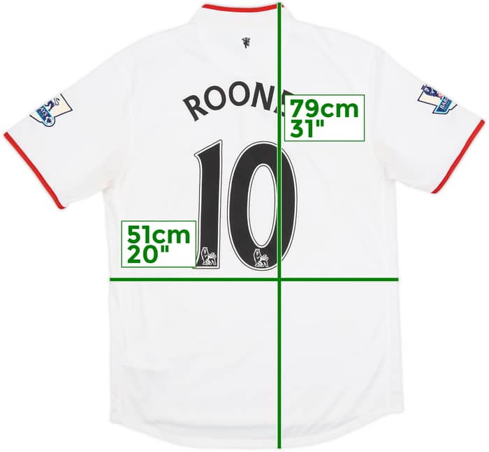 2012-14 Manchester United Away Shirt Rooney #10 - 7/10 - (M)