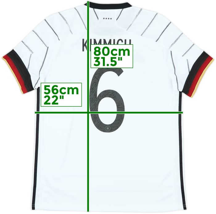 2020-21 Germany Home Shirt Kimmich #6 - 8/10 - (L)