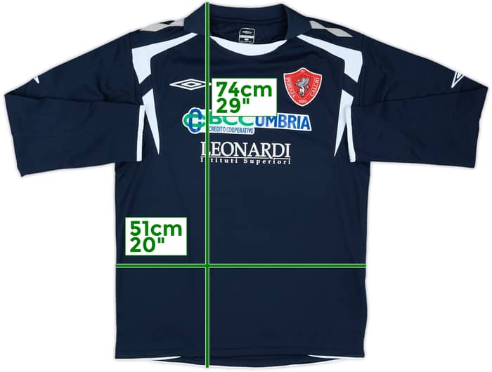 2008-09 Perugia Match Issue Third L/S Shirt #11