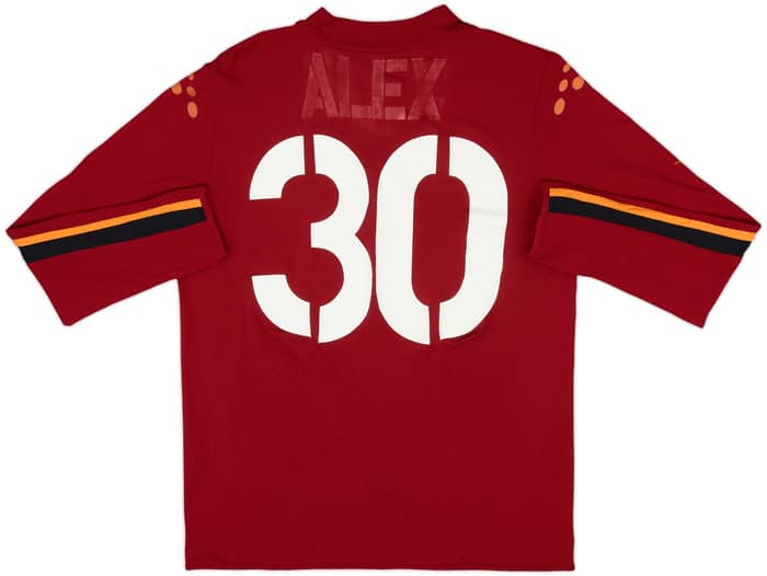 2003-04 Roma Home L/S Shirt Alex #30 - 4/10 - (M)