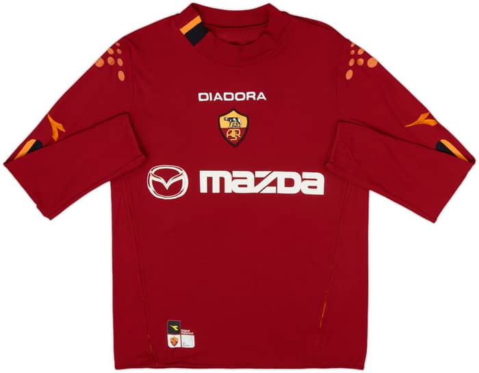 2003-04 Roma Home L/S Shirt Alex #30 - 4/10 - (M)