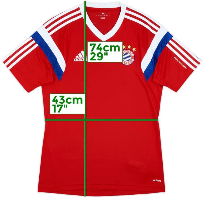2014-15 Bayern Munich adizero Training Shirt - 8/10 - (S)