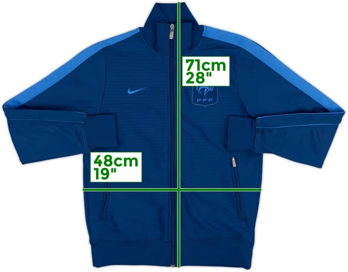 2012-13 France Nike N98 Track Jacket - 9/10 - (M)